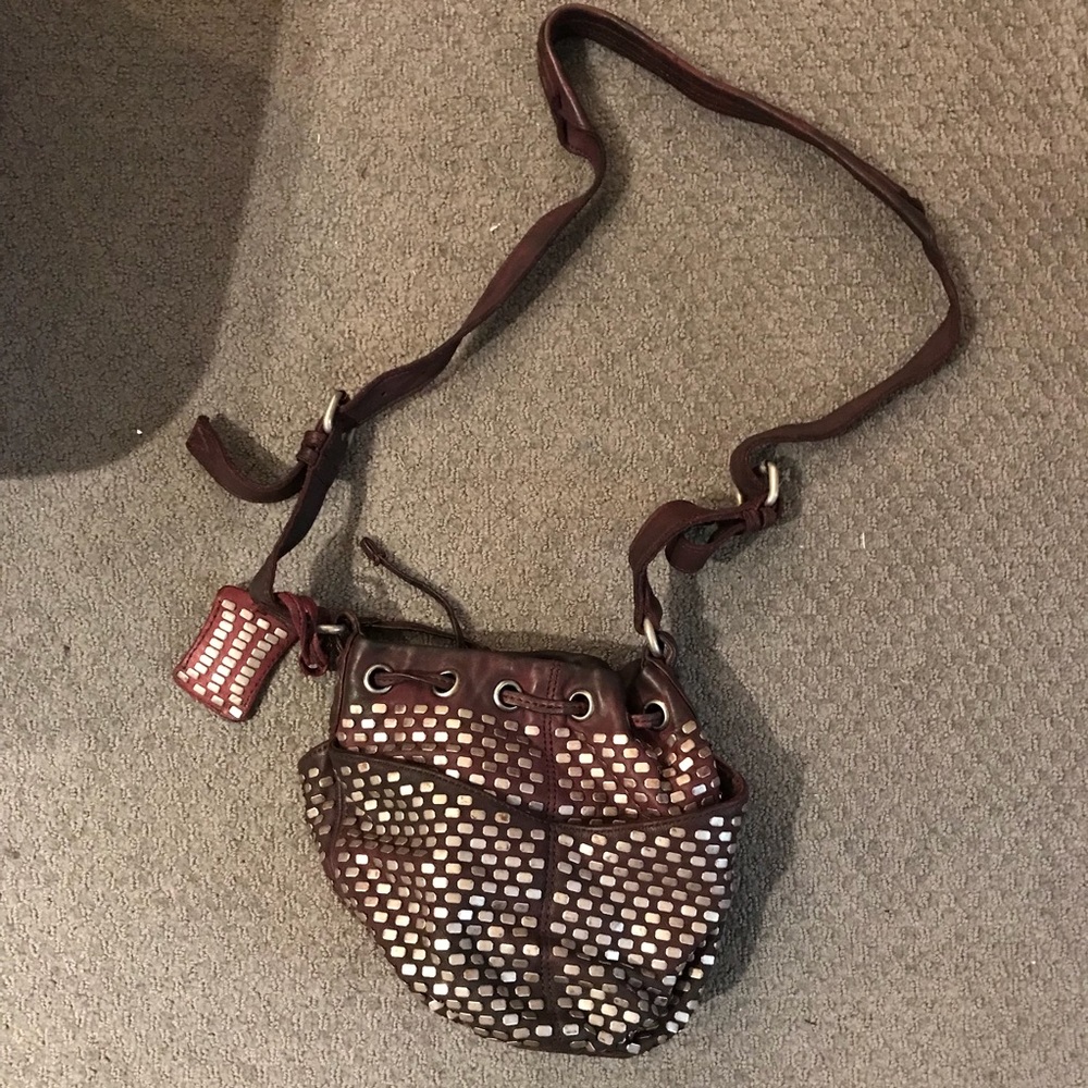 Olivia Harris Ball Studded cross body bag